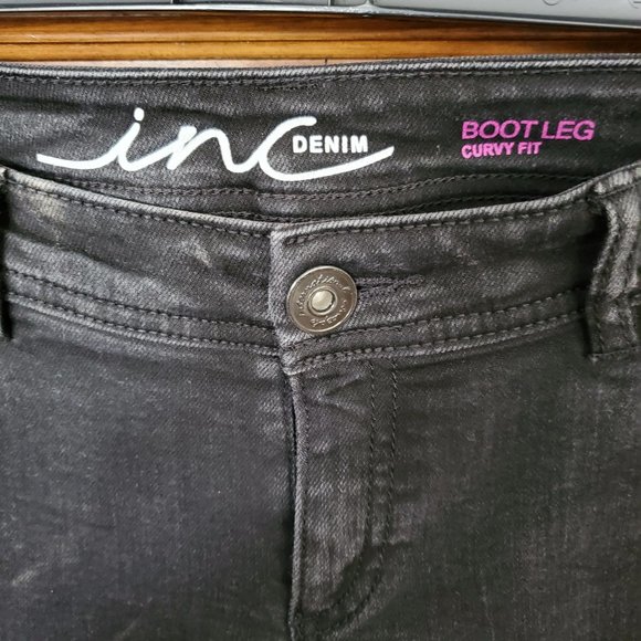 INC Bootleg Jeans Curvy Fit   Sz 0=Sz 4 - Picture 9 of 15